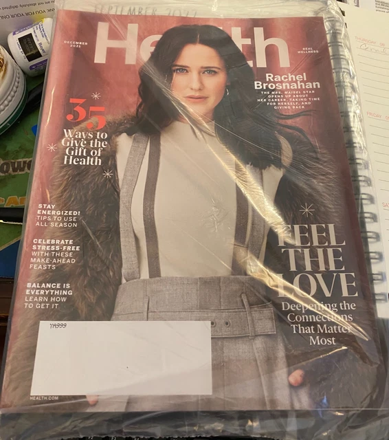 HEALTH MAGAZINE WOMEN December 2021 RACHEL BROSNAHAN Mrs. Maisel NEW