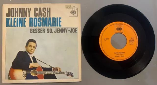Johnny Cash - Kleine Rosemarie Rock Pop World Country 1965 Vinyl Single 7"