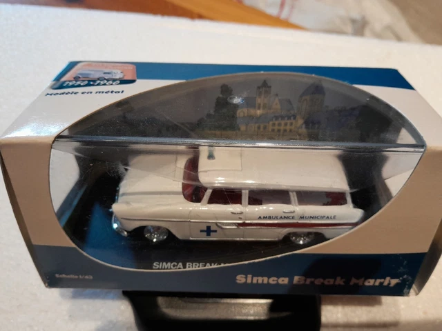 VOITURE DE COLLECTION ID 20 break ambulance de pompiers 1972 neuf ATLAS