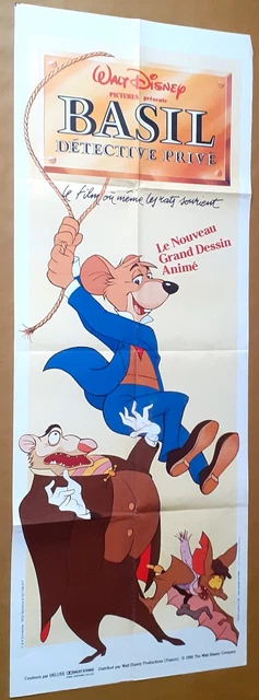 Basil Detective Prive.dessein Anime.walt Disney.60X160