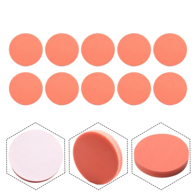 10 éponges Polissage Voiture 150mm - Velcro - Durée Moyenne - Pour Polish Et Pâtes Abrasives