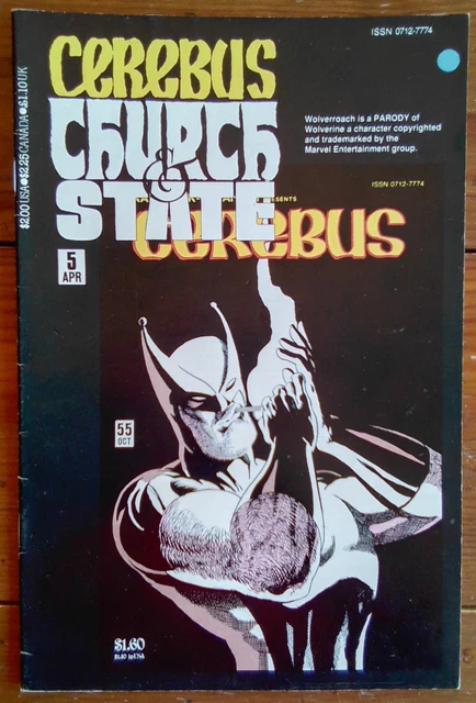 Cerebus Church & State 5, Aardvark-Vanaheim Inc., April 1991, Vg/Fn