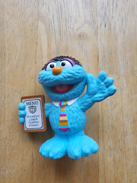 SEASAME STREET FURCHESTER Hotel Tea Room Furgus Fuzz Plastic Figure seasame-street-furchester-hotel-tea-room-furgus-fuzz-plastic-figure