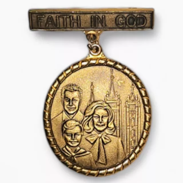 Vintage "Faith in God" Boy Souts Of America Award Boy Scouts BSA Medal