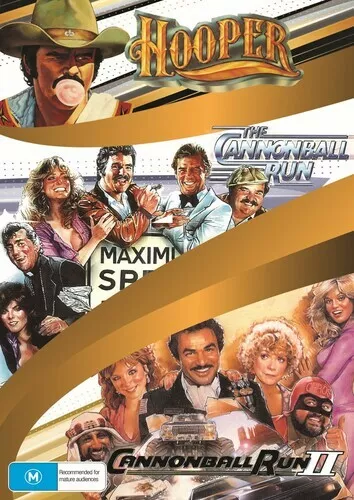 Burt Reynolds 3-Movie Collection The Cannonball Run 1 & 2 / Hooper 3 DVD SET NEW