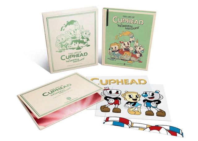 THE ART OF CUPHEAD SIGNATURE EDITION Libro de Arte Estuche Juego