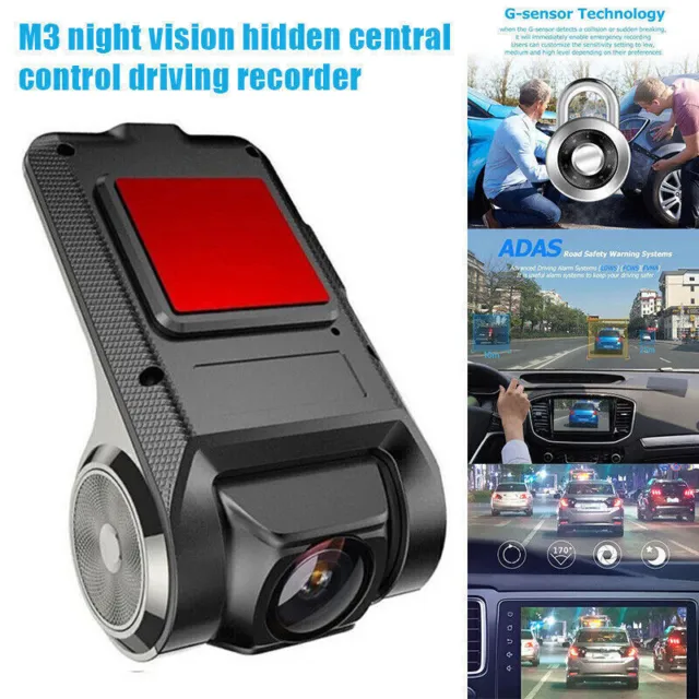 Mini Car Hidden 1080P DVR Dash Cam Camera Video Recorder G-Sensor Night Vision