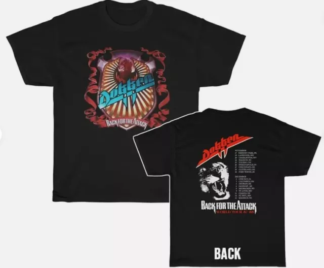 Dokken 1987-88 Music T-Shirt Unisex Gift For Fans Hot hot new Tshirt good