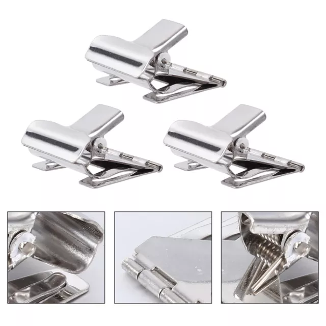 5 Pcs Electroplated Iron Price Tag Clip Retail Holder Stand