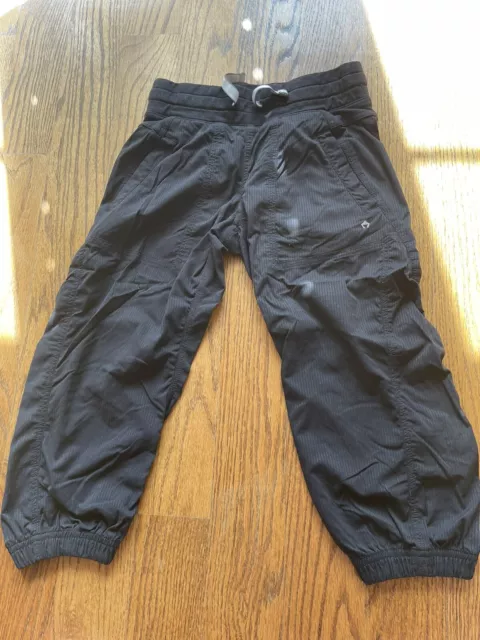 IVIVVA Lululemon Black Live to Move Crop Pants Girls Youth Size 8