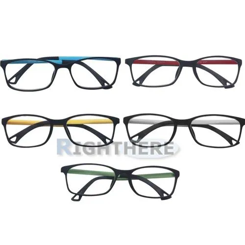 3 Pairs New Matt Fashion Plastic Australian Standard Reading Glasses +1.0~+3.5