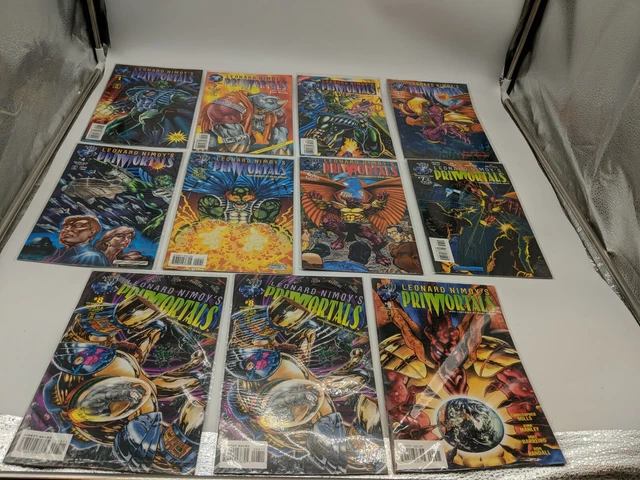Tekno Comix - Leonard Nimoy's Primortals #1-9 + Isaac Asimov Lot of 11