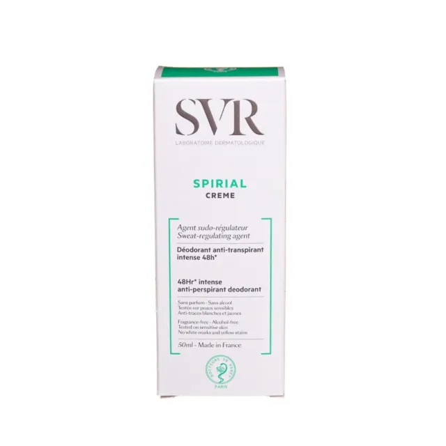 SVR Spirial Cream Intense Anti-Perspirant Deodorant 48H Sensitive Skin 50ml