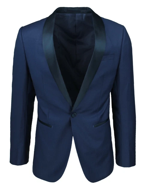 Jack & Jones - Veste de costume super ajustée - Bleu marine foncé