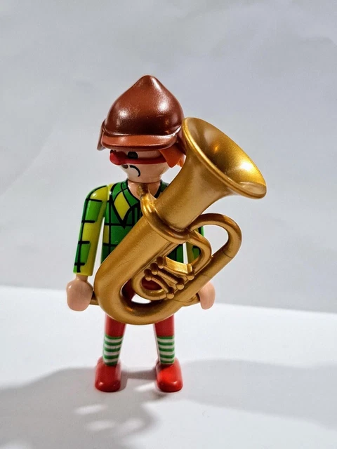 Figurine Publicitaire Novotel Dolfi Le Clown Avec Saxophone - Série « Dolfi Au Cirque », 2004
