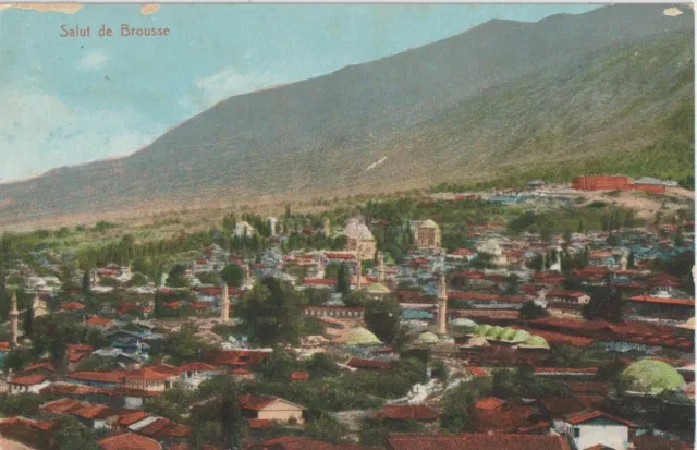 1910 Greece,Turkey,Brousse,Nice Old Postcard Cover