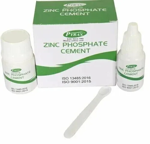 Dental Zinc Phosphate Cement Permanent Tooth Filling Fixation PL Kit