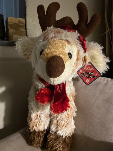 Reindeer Soft Plush Hazel Christmas Decor 15" Encore Group New With Tag