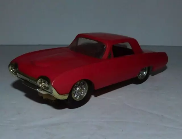 Neat Vintage 1/32 Scale Eldon Slot Car Red Thunderbird