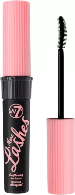 W7 More Lashes Mascara - Curl, Lengthen & Lift - Black, Long-Lasting...