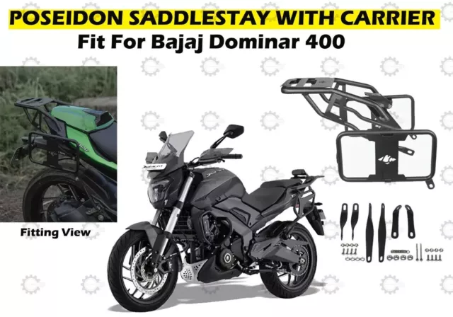 Poseidon "Saldrín Con Portador Apto Para Bajaj Dominar 400"