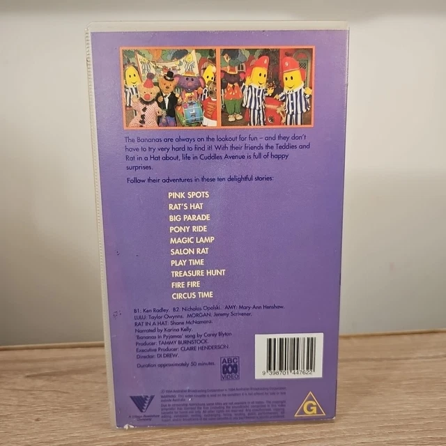 BANANAS IN PYJAMAS Big Parade (VHS, 1994) PAL Rated G ABC TESTED 12.00 PicClick AU