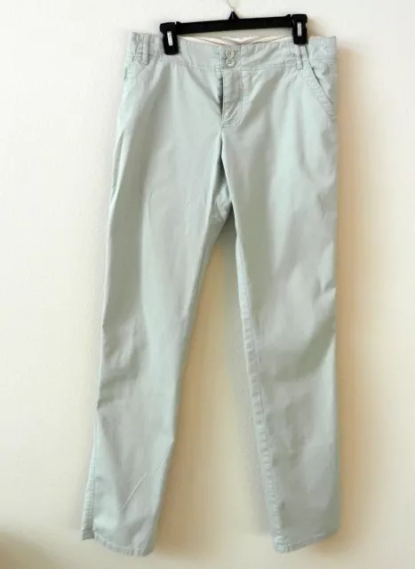 Marc By Marc Jacobs  Cotton Straight Womens Olive Green Pants Sz 10