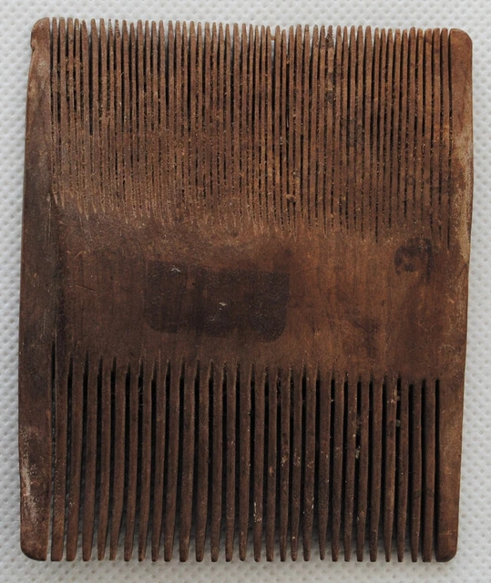 Museum Quality Romano-Egyptian Coptic Christian Double Sided Wooden Hair Comb