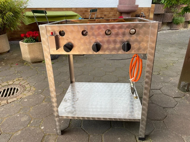 Gasgrill - 3flammig - Edelstahl