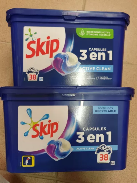 SKIP Lessive Liquide Active Clean x185, Résultat…