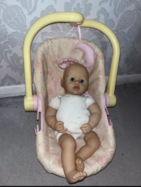 Baby Annabell Bundle Carseat Interactive Dolly Doll Zapf Creation