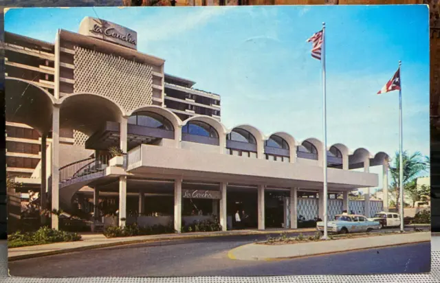 Puerto Rico Años 80, HOTEL LA CONCHA, Postal De Colección, Tarjeta Postal, PUBLICADA