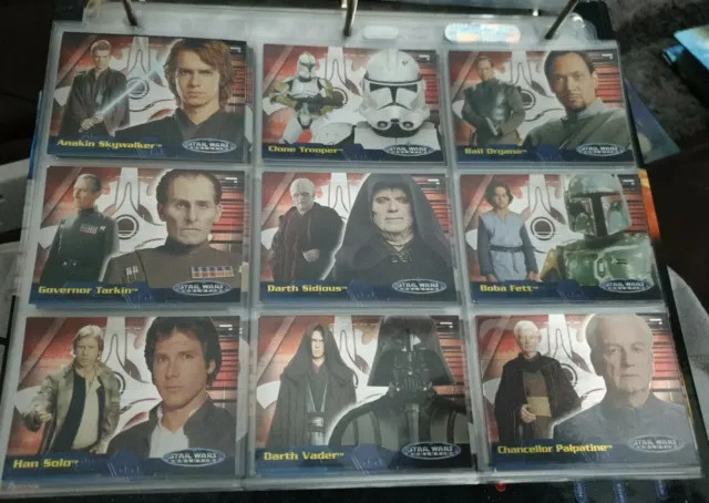 Star Wars Evolution 1A-20A Trading Cards