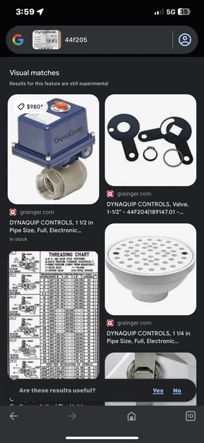 Dynaquip Controls De305 Ready To Mount Acuator 300In-Lb 3 WAY BRASS VALVE 1-1/2'