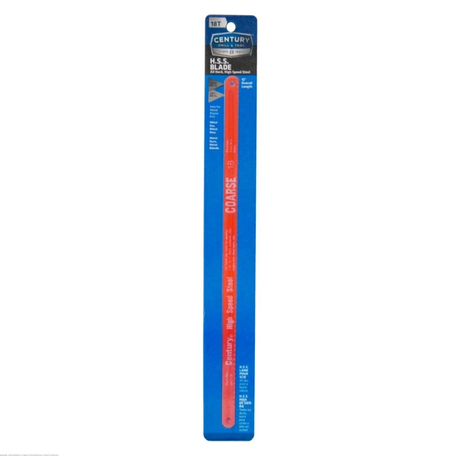 Taladro Century 12" x 18T Alta Velocidad Acero Hoja Patrón de Diente Ondulado 04337
