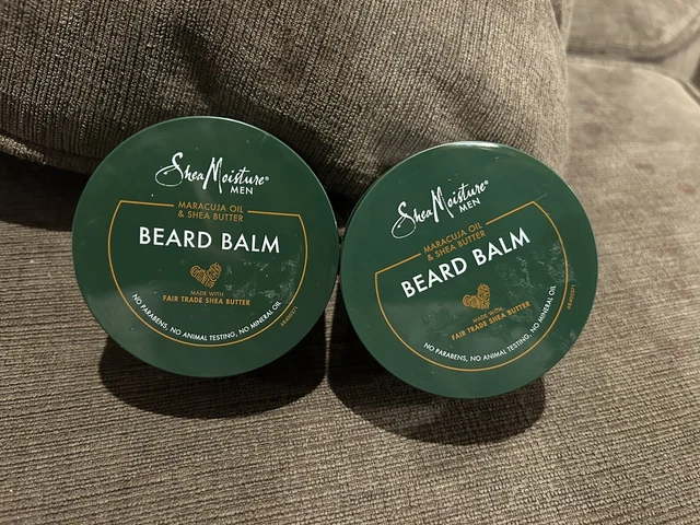 Shea Moisture Men Beard Balm Maracuja Oil & Shea Butter 4oz 2-pack