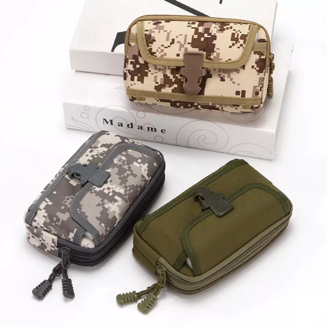 Military Camouflage Pouch Tactical Belt Waist Pack Outdoor Wallet Hunting Bag_wf