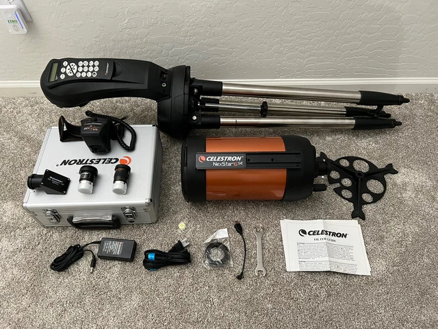 Celestron NexStar 6 SE Telescope + Filter Kit + Accessories (Never used)