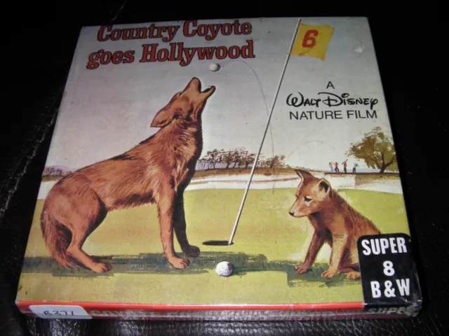 Super 8mm - Walt Disney - Country Coyote Goes Hollywood - Silent  - 200ft - B371