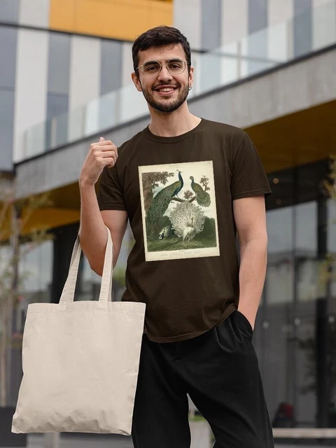 Peacock Gathering T-shirt Men's -Sydenham Edwards Designs