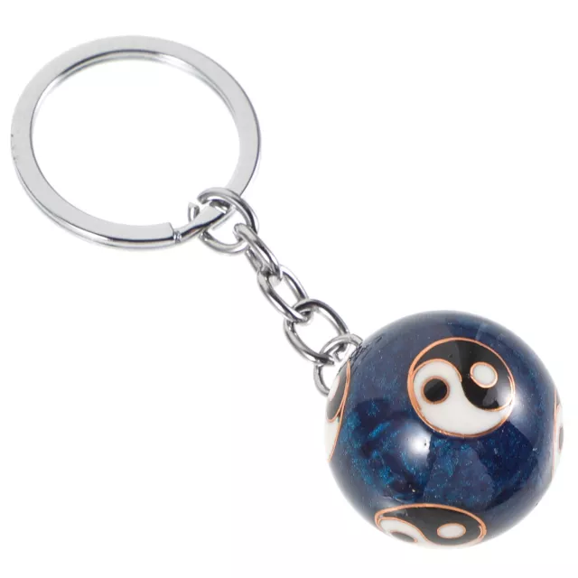 Tai Chi Keychain - Yin Yang Enamel Ball Key Ring for Men Women-