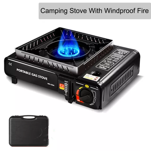 Portable Butane Gas Stove GlowMaster GM-911ES Camping Fishing