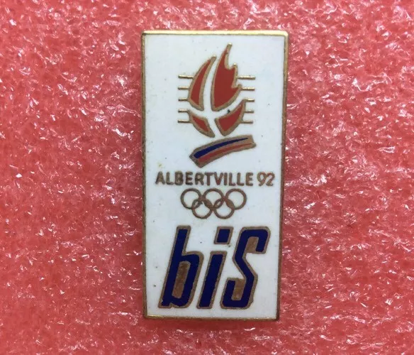 T18 Pins ALBERTVILLE 92 Sponsor BIS Jeux Olympique Olympic Game J.O. O.G.