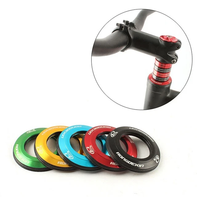 CNC Bicycle Headset Cap MTB Mountain Bike Cove Flat Styler 4.9mm thick