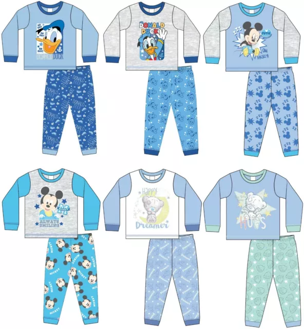 Boys Character Pyjamas Kids Toddler Baby Pjs Set Nightwear 6 9 12 18 24