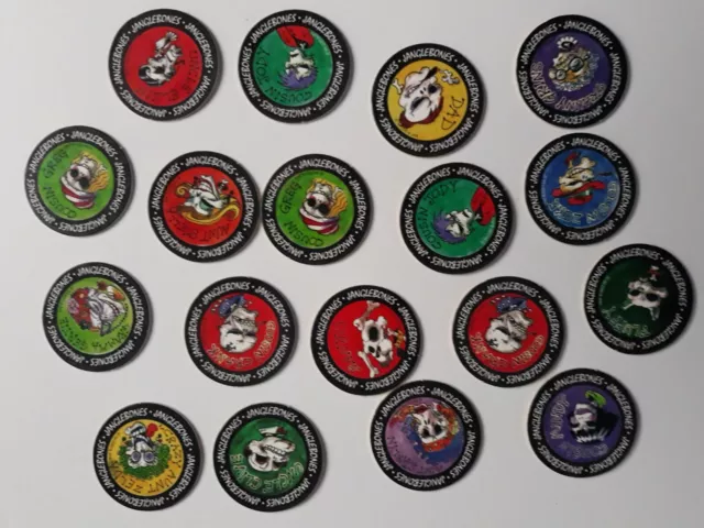 Lot De  pogs caps anciens janglebones