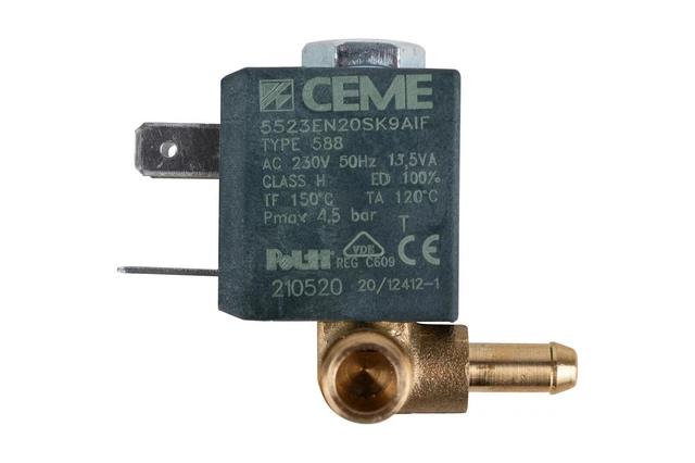 Bobina Elettrovalvola Ferro Bobina Elettrovalvola CEME Grimaldi Per Ferro Da Stiro - 7W 220V Foro 13.5x10mm - Ricambio Originale Bobina CEME Per Ferro Da Stiro 7W 220V - Foto 11