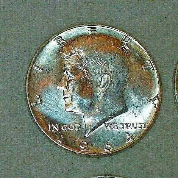 1964 USA Mezzo Dollaro Kennedy Argento 900 qFDC Half Dollar America,silver coin 2