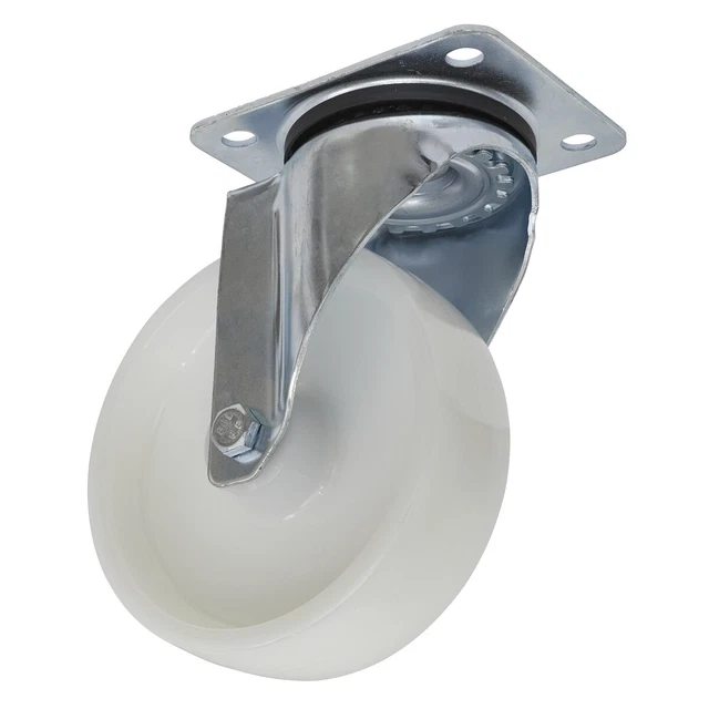 Sealey SCW4125SP Roulette Roue Pivot Plaque Ø125mm