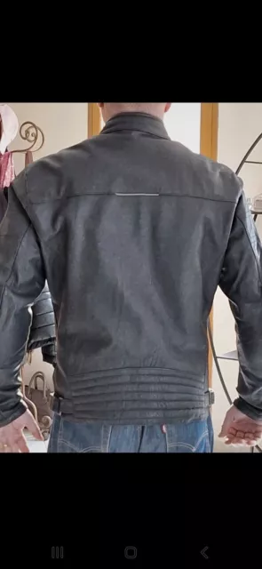 Blouson Moto Cuir Homme Ixon Taille XL